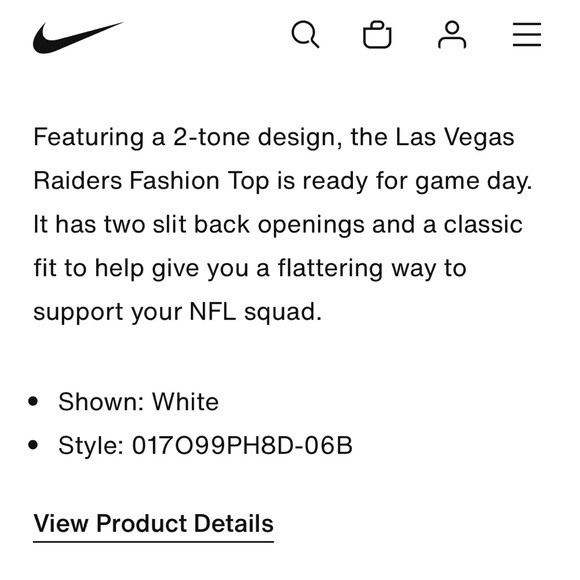 Sold- Nike Raiders T - Shirt 🏈 - Picture 3 of 6